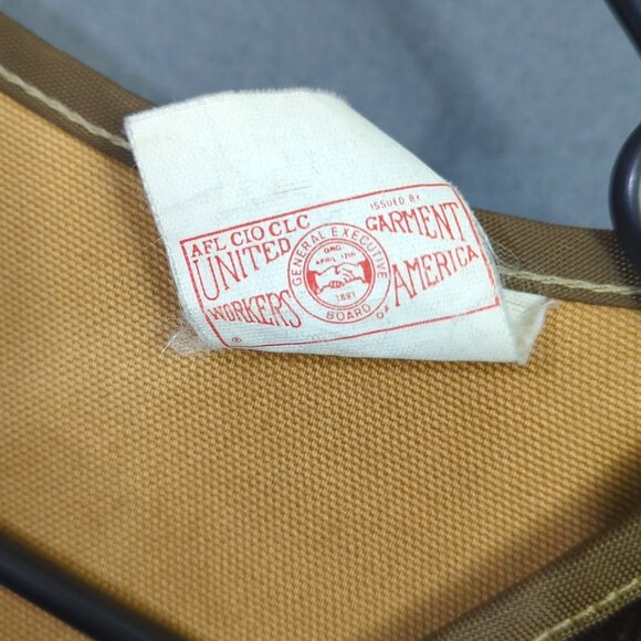 Carhartt VTG Vest Men's XL Brown Hunting Game Bag Canvas Shooting Union Made USA - Picture 8 of 16